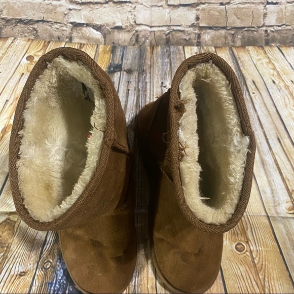 Dawgs Sheepdawgs Faux Suede Leather Snow Boots Size 9 Euro 40 - Picture 3 of 6